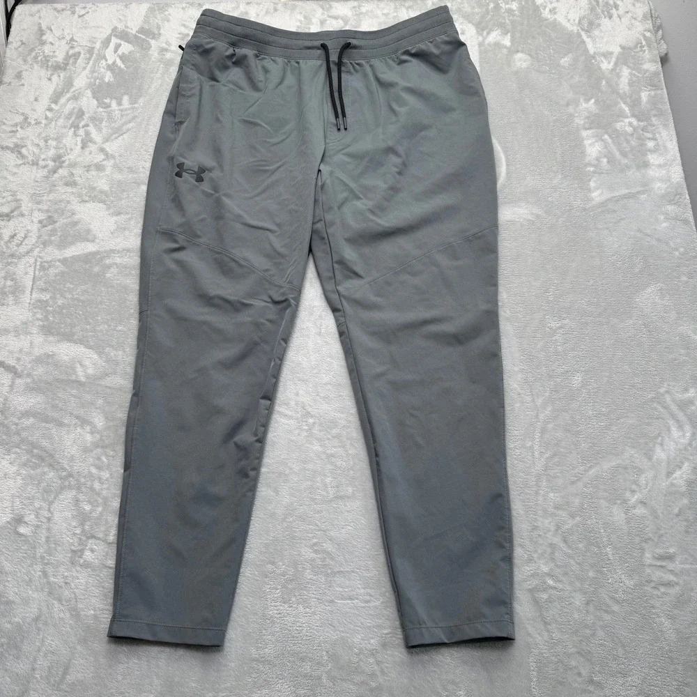 Under Armour Pants Mens 2XL Gray 1373863 Sportstyle Elite Joggers Athletic Train